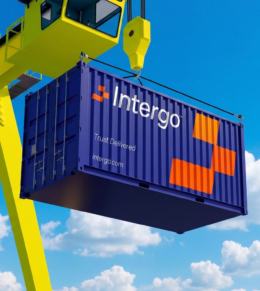 INTERGO - מיתוג ולוגו לחברת שילוח ולוגיסטיקה