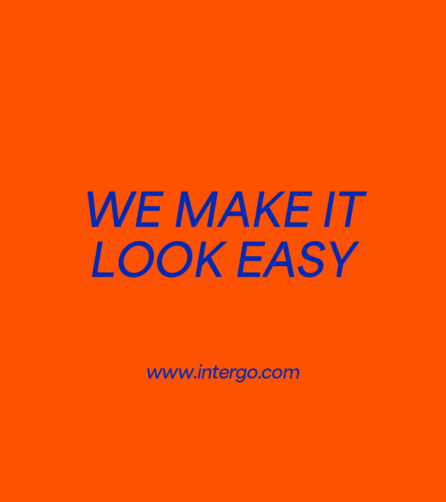 INTERGO - מיתוג ולוגו לחברת שילוח ולוגיסטיקה