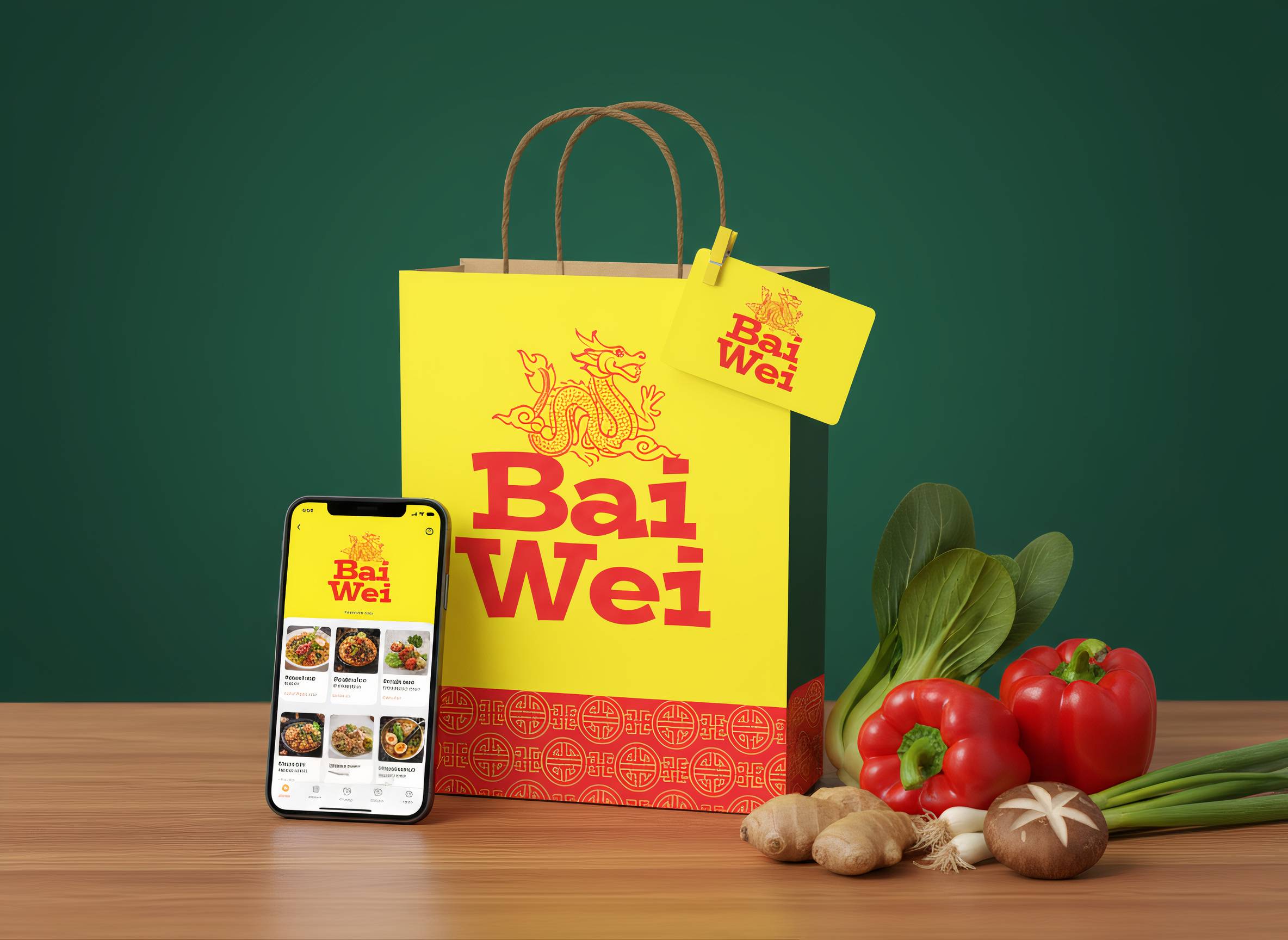 Bai Wei - מיתוג לרשת מזון מהיר בהשראת המטבח הסיני